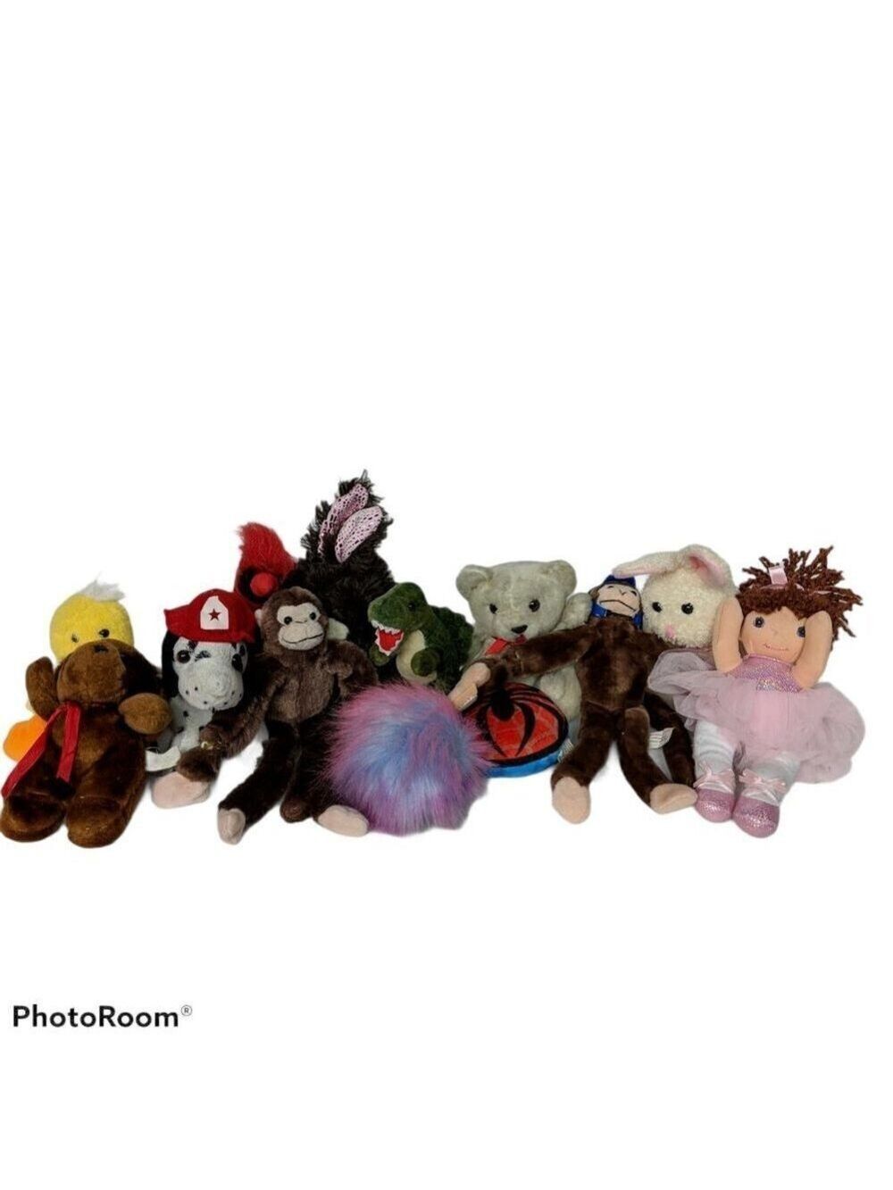Plush Stuffed Animals Carnival Prizes Lot of 13